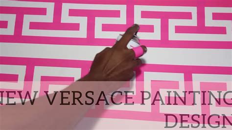 versace paint|New Versace Painting Design Ideas With Masking Tape And.